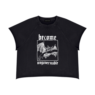 Become Ungovernable Raglan Tee T-Shirts & Crop Tops Black By MorteNoir