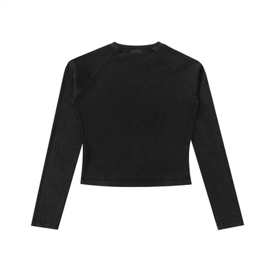 women,long sleeved,crop top,mortenoir