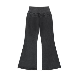 Vesper Flare Fleece Pants Joggers & Sweatpants By MorteNoir
