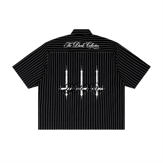 Shadowline Striped Boxy Shirt Shirts & Long Sleeves By MorteNoir