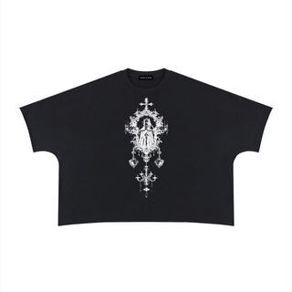 Noctis Wing Crop Tee T-Shirts & Crop Tops Black By MorteNoir