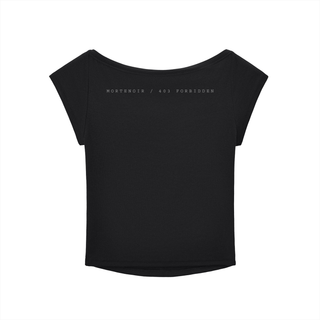 Angel Error Boxy Crop Tee T-Shirts & Crop Tops By MorteNoir