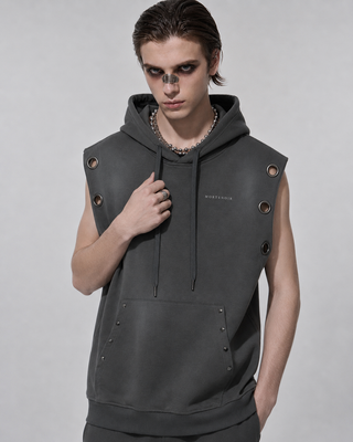 Solstice Fade Sleeveless Hoodie Hoodies & Jackets By MorteNoir