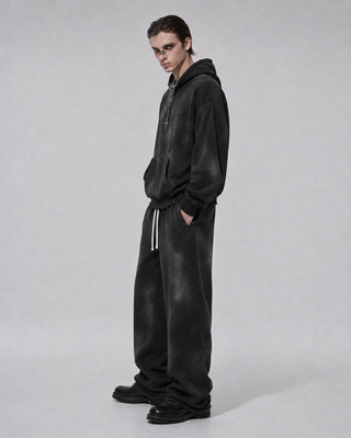 Mortis Sunfade Wide Leg Sweatpants Joggers & Sweatpants By MorteNoir