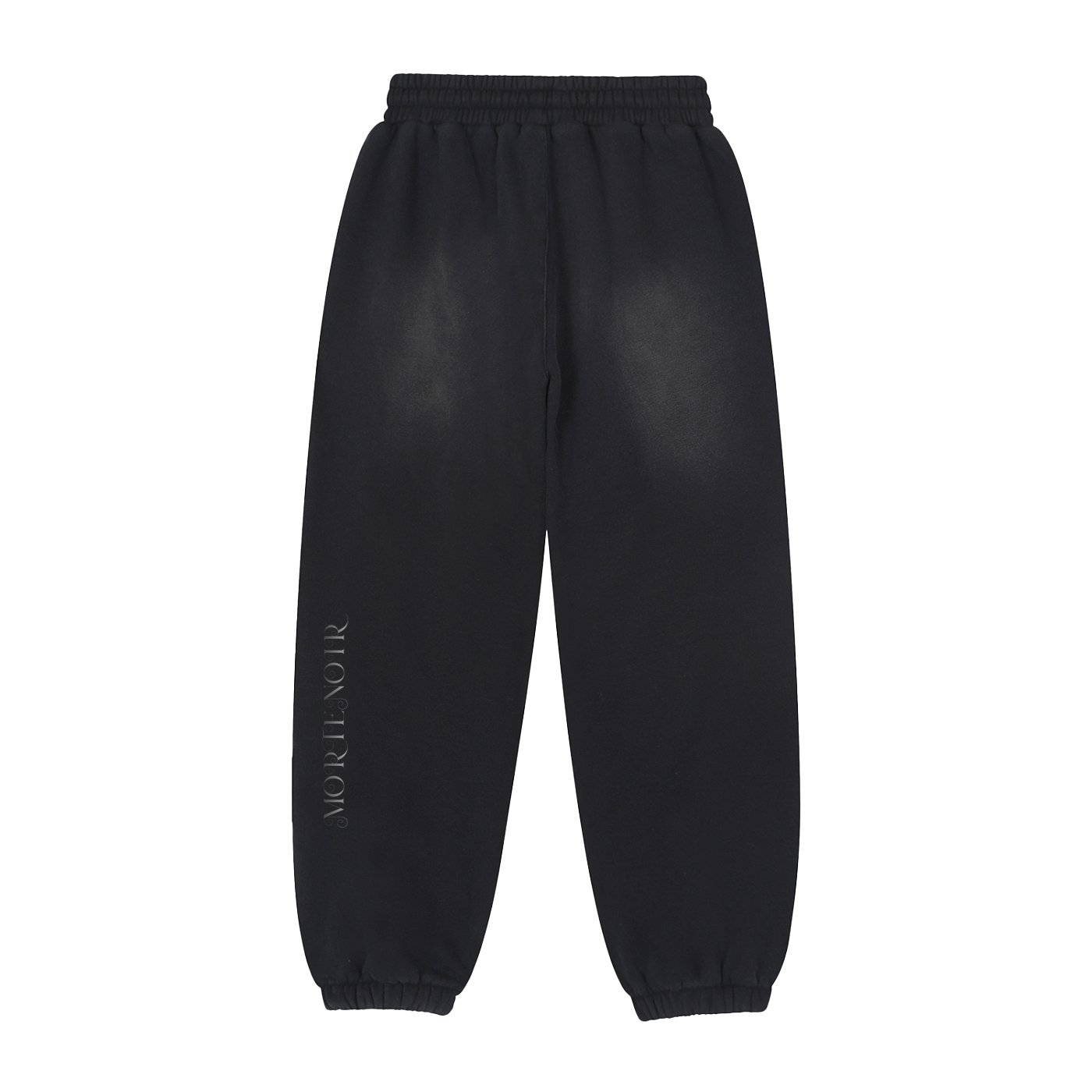 Ethereal Vintage Washed Fleece Joggers - Premium black