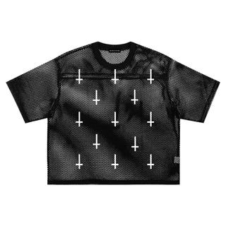 Blaspheme Sheer T-shirt T-Shirts & Crop Tops By MorteNoir