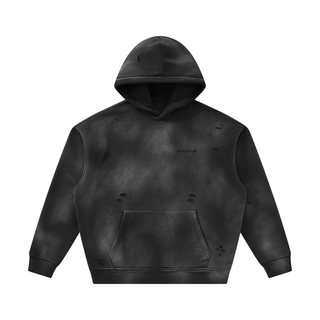 Mortis Fade Fleece Hoodie Hoodies & Jackets Black By MorteNoir