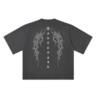 Obscura Void Wing T-Shirt T-Shirts & Crop Tops Dark Gray By MorteNoir