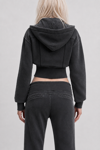Vesper Flare Fleece Pants Joggers & Sweatpants By MorteNoir