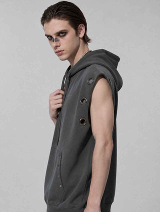 Solstice Fade Sleeveless Hoodie Hoodies & Jackets By MorteNoir