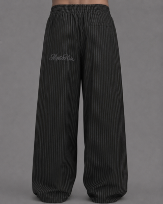Pall Stripe Pleated Pants Jeans & Trousers By MorteNoir