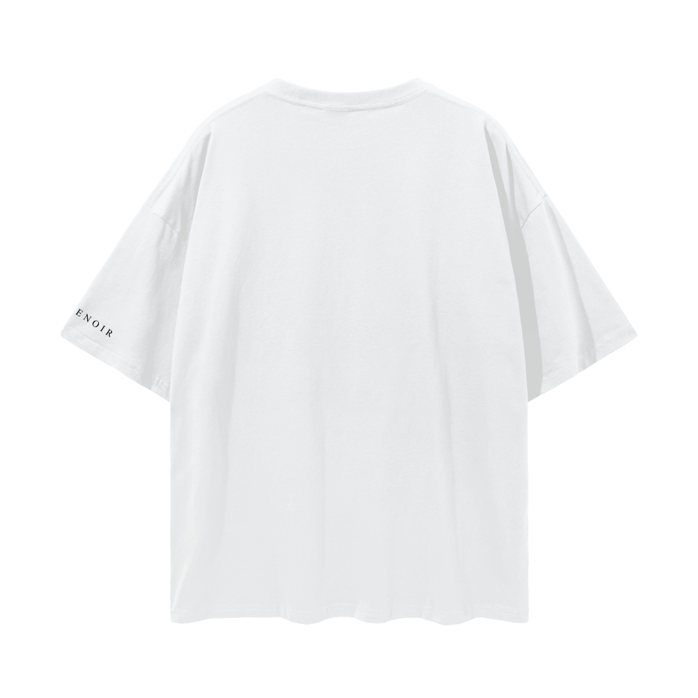 MORTENOIR Drop Shoulder Tee | Minimalist Branded Streetwear White