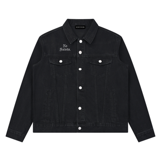Eldritch Denim Jacket Hoodies & Jackets Black By MorteNoir