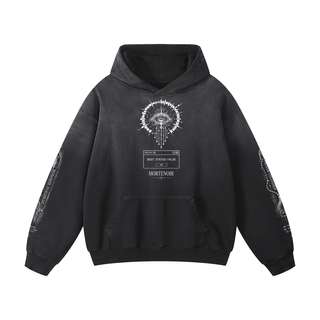 404 ||False Heaven Protocol|| Oversized Hoodie Hoodies & Jackets Black By MorteNoir