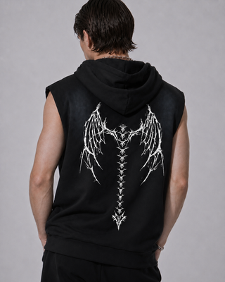 Solstice Fade Sleeveless Hoodie Hoodies & Jackets By MorteNoir