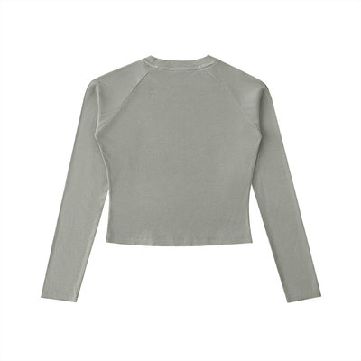 women,long sleeved,crop top,mortenoir