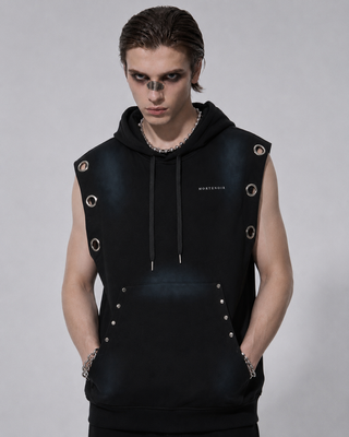 Solstice Fade Sleeveless Hoodie Hoodies & Jackets By MorteNoir