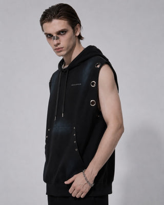 Solstice Fade Sleeveless Hoodie Hoodies & Jackets By MorteNoir