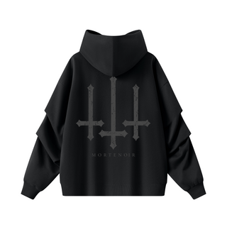 Wraith Ruched Sleeve Hoodie Hoodies & Jackets By MorteNoir