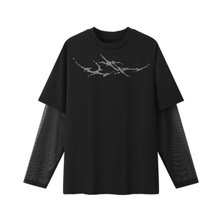 Pallor Fade Long Sleeve Tee Shirts & Long Sleeves Black By MorteNoir