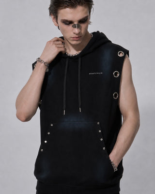 Solstice Fade Sleeveless Hoodie Hoodies & Jackets By MorteNoir