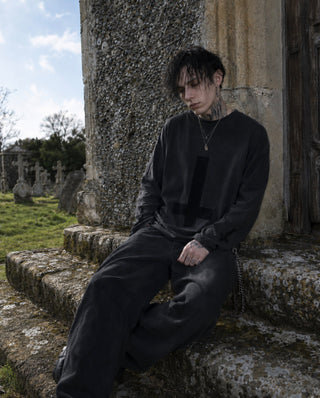 Anathema Oversized Long Sleeve T-shirt Shirts & Long Sleeves By MorteNoir