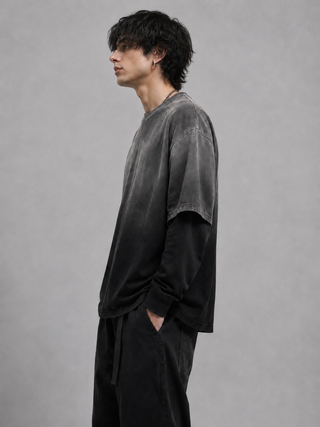 The Grave Layered Sweatshirt Sweatshirt & Crewnecks By MorteNoir