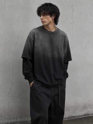 The Grave Layered Sweatshirt Sweatshirt & Crewnecks By MorteNoir
