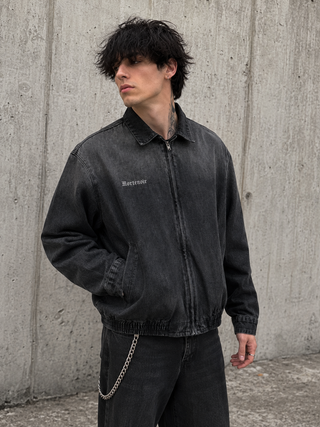 Shadowfall Zip Denim Jacket Hoodies & Jackets By MorteNoir