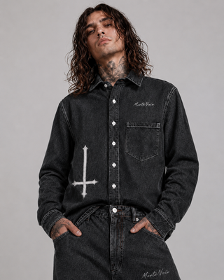 Gravecloth Vintage Overshirt Shirts & Long Sleeves By MorteNoir
