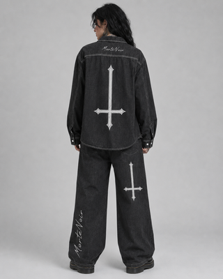 Gravecloth Vintage Overshirt Shirts & Long Sleeves By MorteNoir