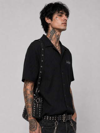 MorteNoir Jacquard Shirt Shirts & Long Sleeves By MorteNoir