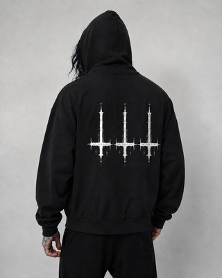Grave Shroud Oversized Hoodie Hoodies & Jackets By MorteNoir