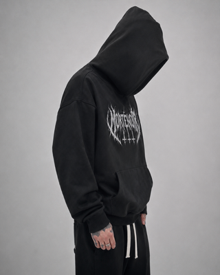 Grave Shroud Oversized Hoodie Hoodies & Jackets By MorteNoir