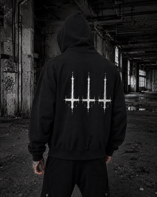 Grave Shroud Oversized Hoodie Hoodies & Jackets By MorteNoir