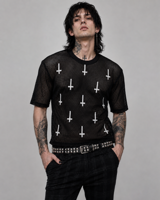 Blaspheme Sheer T-shirt T-Shirts & Crop Tops By MorteNoir