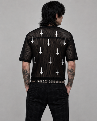 Blaspheme Sheer T-shirt T-Shirts & Crop Tops By MorteNoir