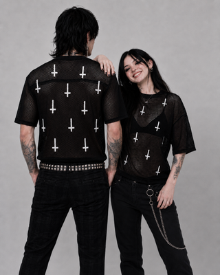 Blaspheme Sheer T-shirt T-Shirts & Crop Tops By MorteNoir