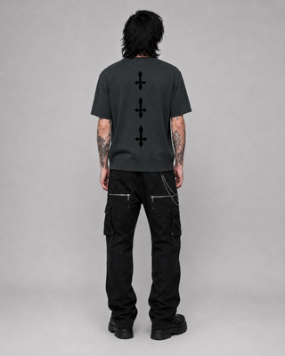 Omen Knit Crewneck T-Shirt Sweatshirt & Crewnecks By MorteNoir