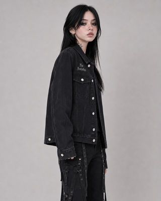 Eldritch Denim Jacket Hoodies & Jackets By MorteNoir