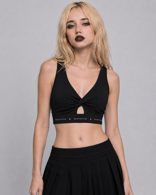 Mortis Cross-Back Bra Bras By MorteNoir