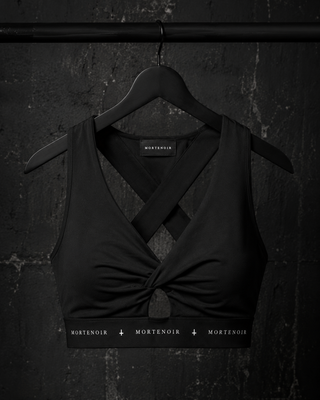 Mortis Cross-Back Bra Bras By MorteNoir