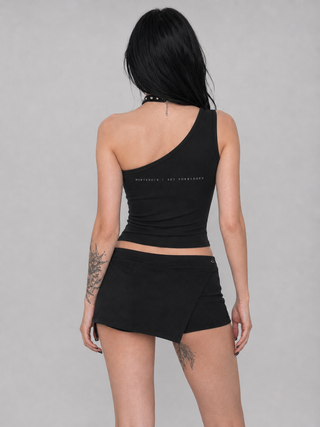 Angel Error Fitted Crop Tee T-Shirts & Crop Tops By MorteNoir