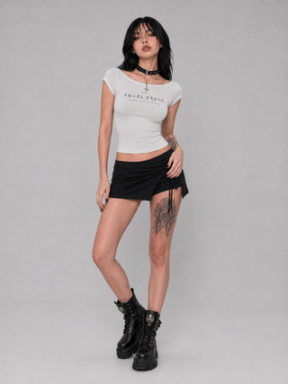Angel Error Boxy Crop Tee T-Shirts & Crop Tops By MorteNoir