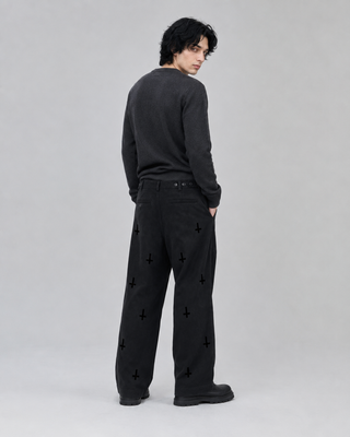 Obsidian Straight Pants Jeans & Trousers By MorteNoir