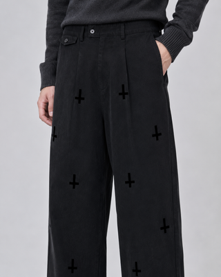 Obsidian Straight Pants Jeans & Trousers By MorteNoir