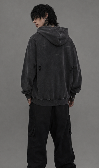 Séance Wash Hoodie Hoodies & Jackets By MorteNoir