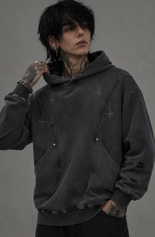 Séance Wash Hoodie Hoodies & Jackets By MorteNoir