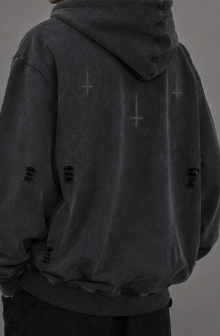 Séance Wash Hoodie Hoodies & Jackets By MorteNoir