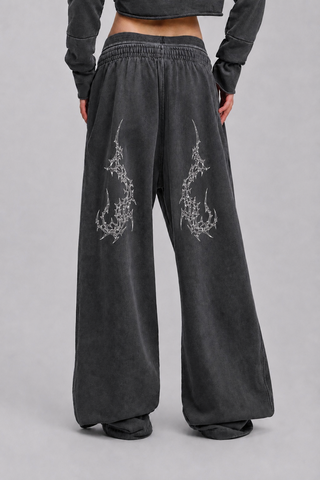 Decay Wide Leg Trousers Joggers & Sweatpants By MorteNoir